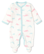 Load image into Gallery viewer, Whales Footie PRT - Turquoise