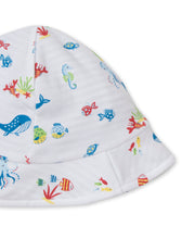 Load image into Gallery viewer, Deep Sea Divers Reversible Sunhat - Multi Blue