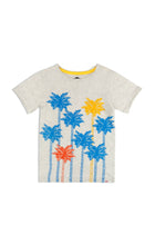 Load image into Gallery viewer, Graphic Short Sleeve Tee - Tall Palms - Cloud Heather