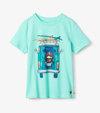 Load image into Gallery viewer, Surfs Up Graphic Tee - Aruba Blue